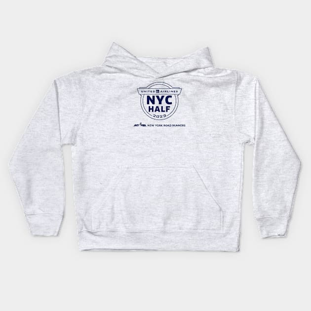 nyc marathon Kids Hoodie by BonnyManthe